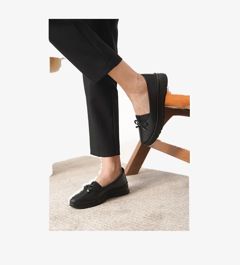 D0109 Günlük Ortopedik Kadın Babet Ayakkabı - Görsel 1