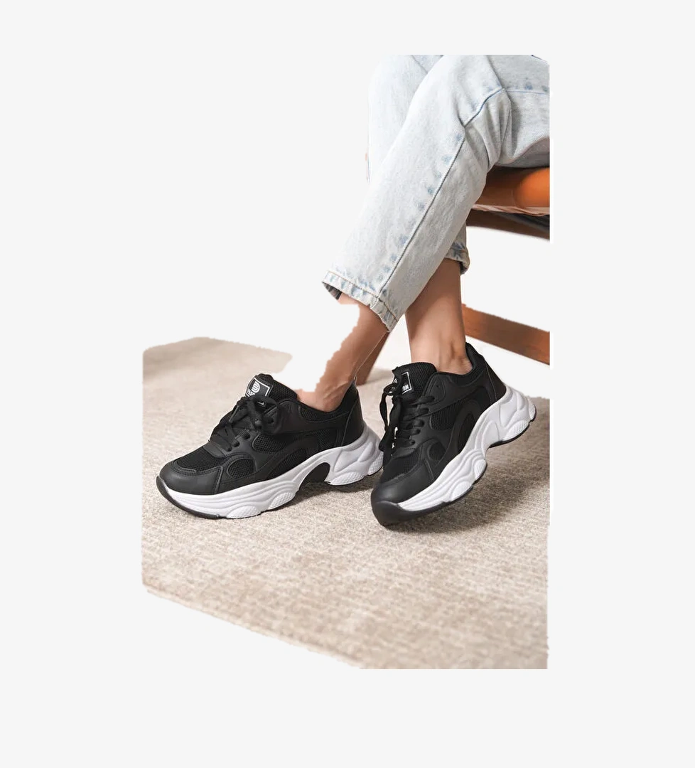 D0164 Günlük Ortopedik Kadın Sneaker Spor Ayakkabı