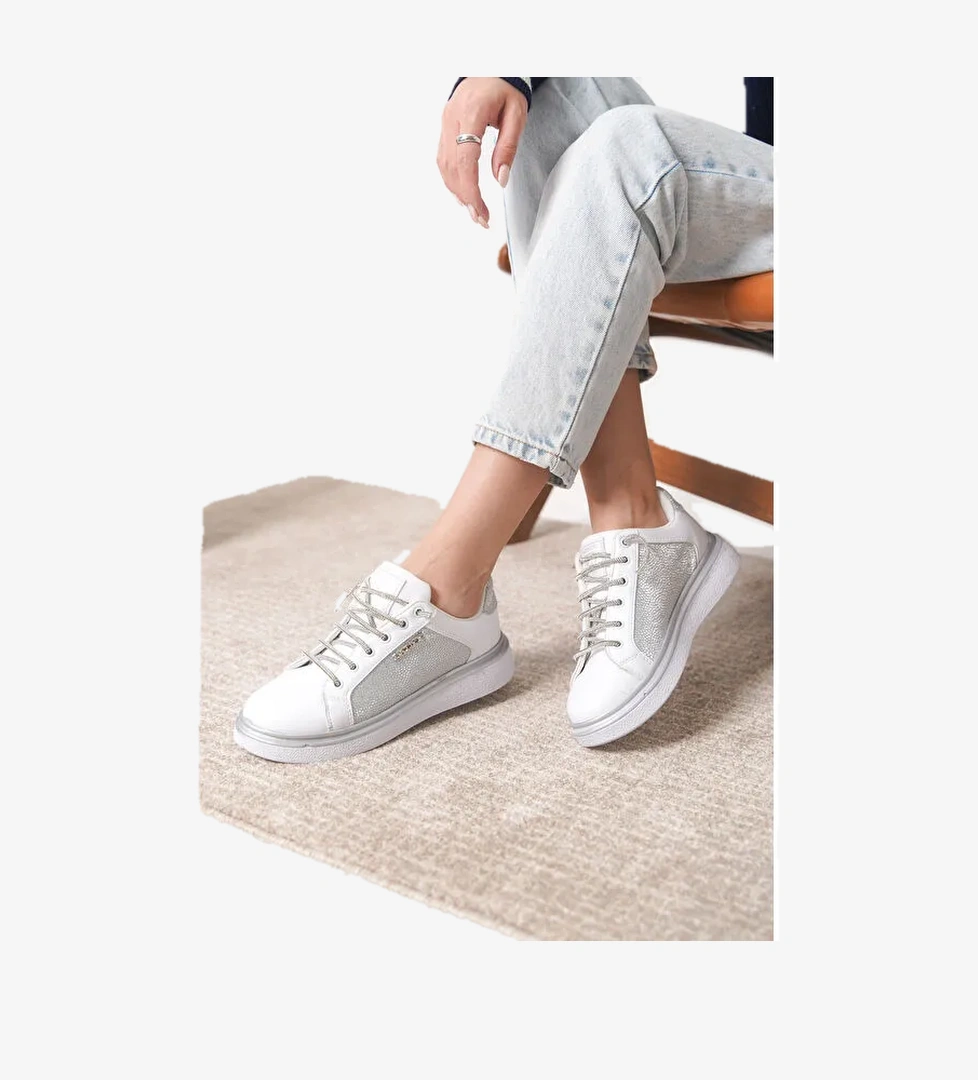 D0703 Günlük Ortopedik Kadın Sneaker Spor Ayakkabı