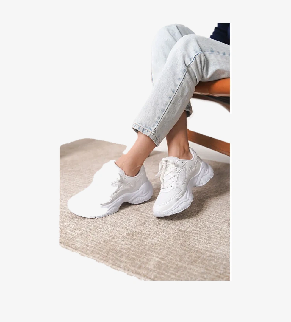 D1152 Günlük Ortopedik Kadın Sneaker Spor Ayakkabı