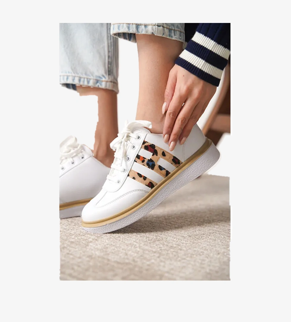 D0516 Günlük Ortopedik Kadın Sneaker Spor Ayakkabı