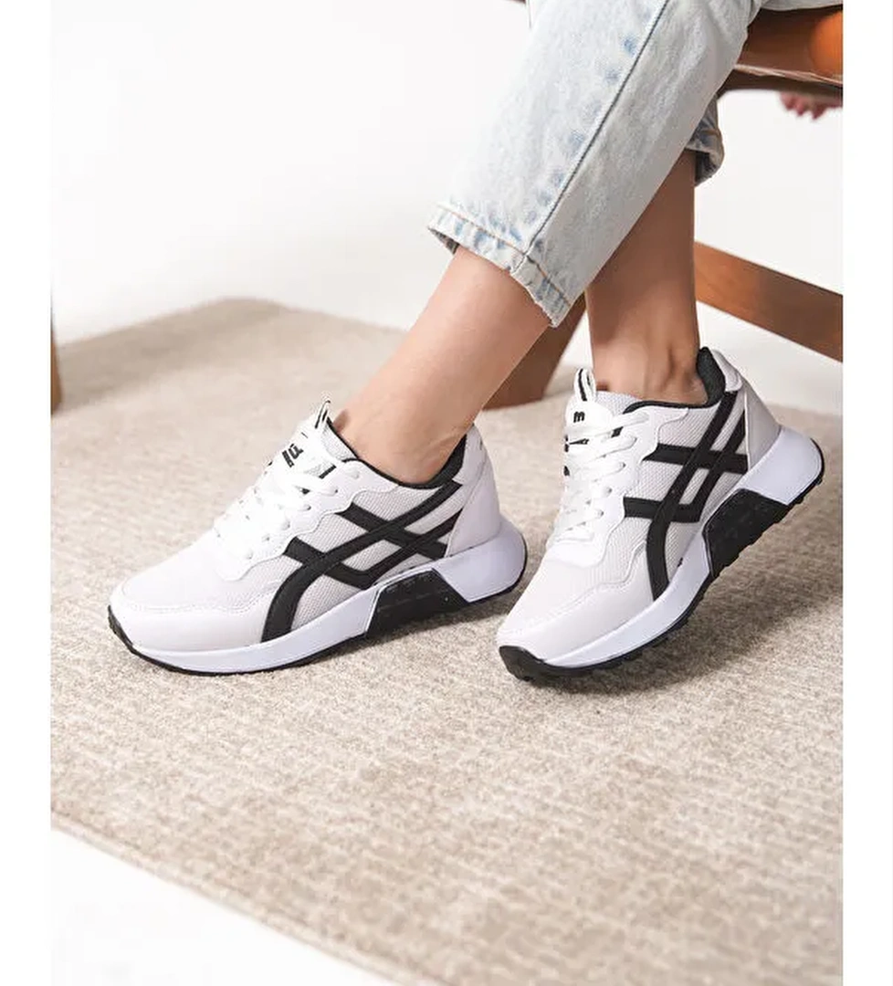 D0120 Gunluk Ortopedik Kadin Sneaker Spor Ayakkabi