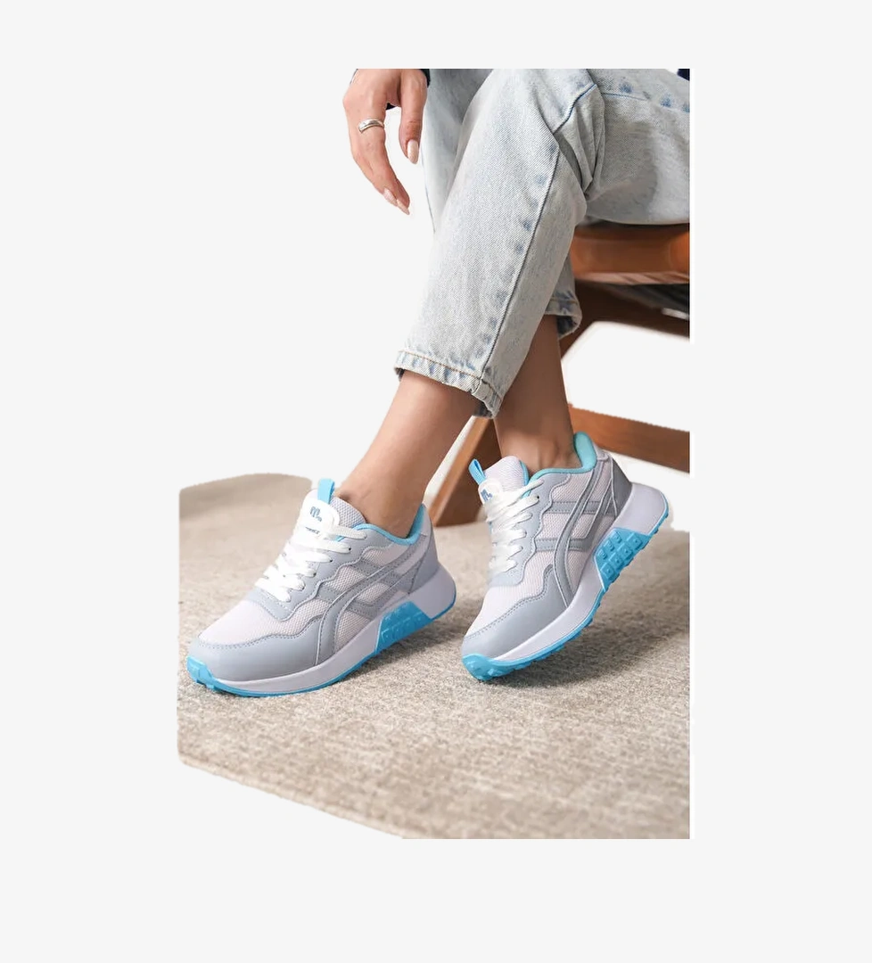 D0120 Günlük Ortopedik Kadın Sneaker Spor Ayakkabı - Görsel 1