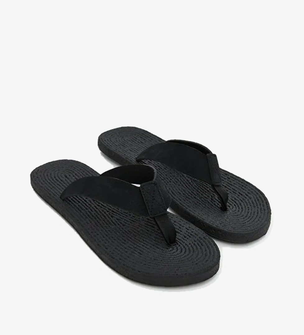 Süet Görünümlü Erkek Plaj Terliği - Görsel 1