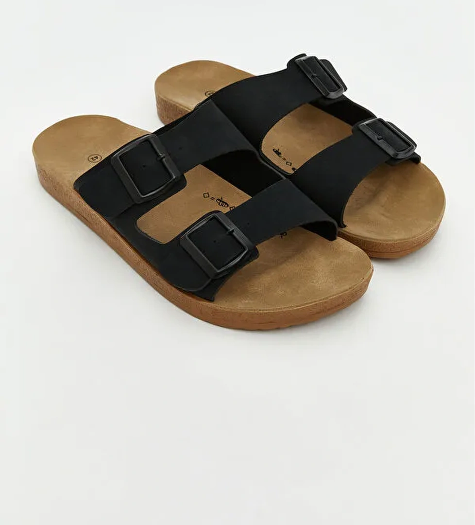 Çift Bantlı Erkek Terlik