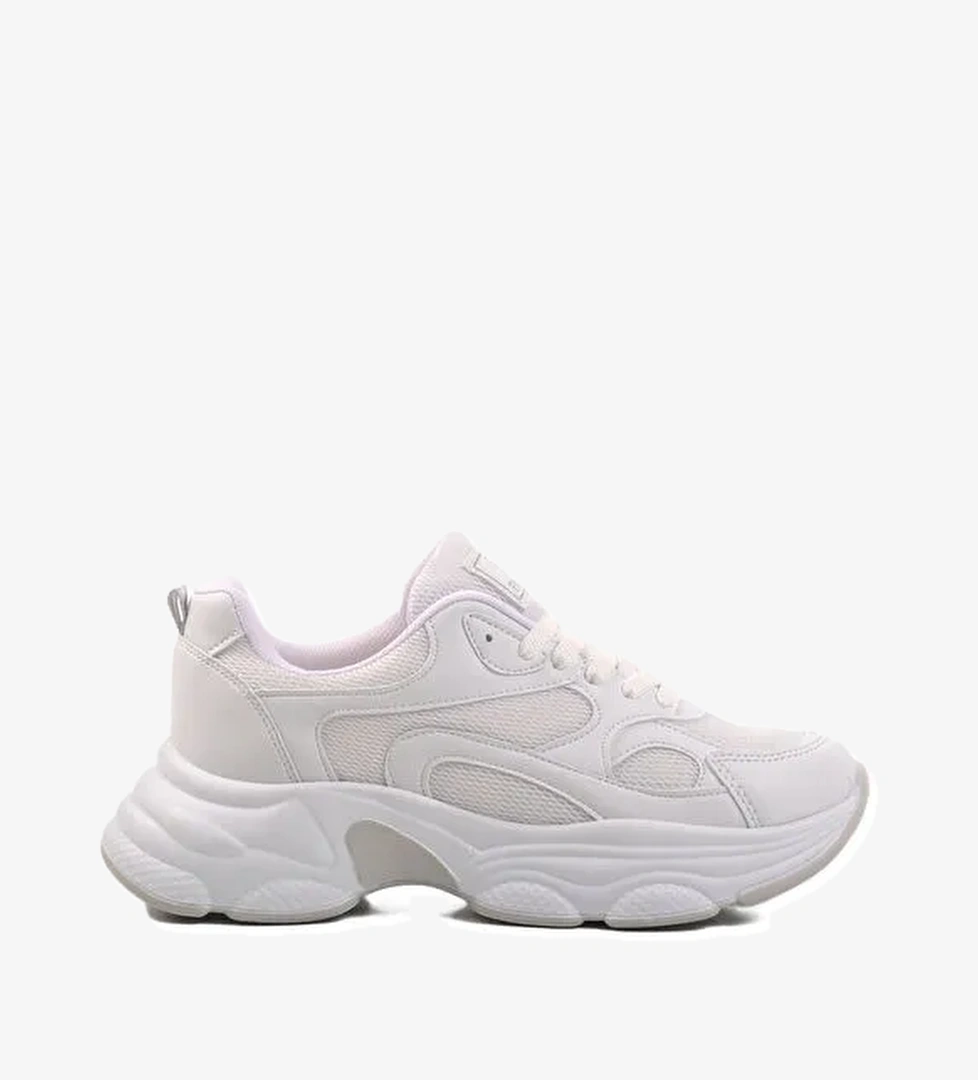 Beyaz Fileli Kadın Spor Ayakkabı 164 G