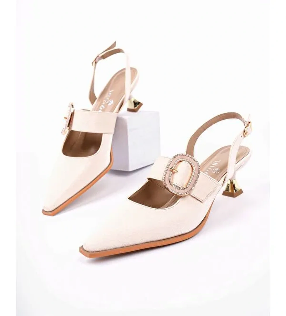 MARİANA Toka Detaylı Kadın Günlük Klasik Topuklu Ayakkabı