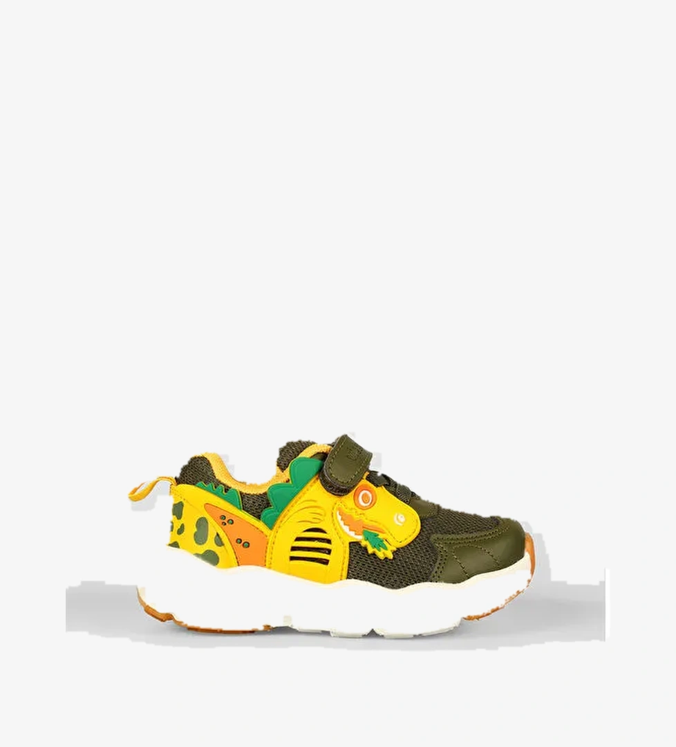 Tuna Baskılı Erkek Bebek Haki Spor Ayakkabı - Görsel 1