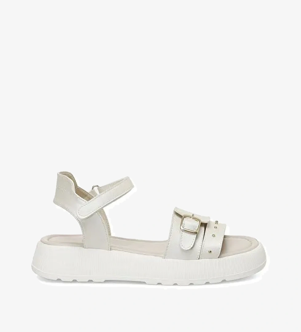 BRAN G 5FX Beyaz Kız Çocuk Sandalet - Görsel 1