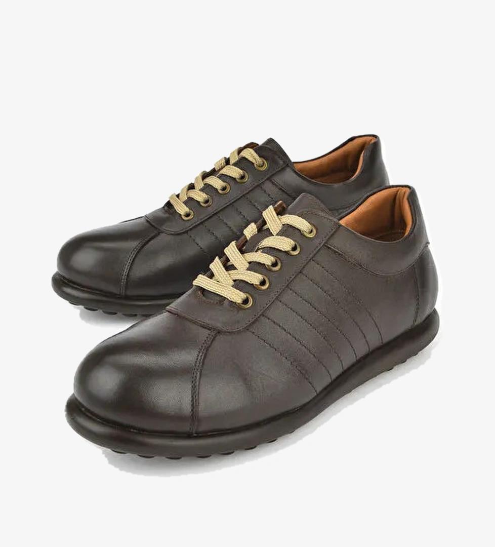 Erkek Hakiki Deri Ayakkabı 143423Z312 Kahve