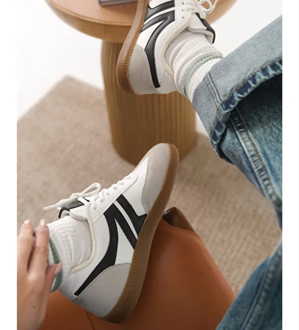 Carina Günlük Ortopedik Kadın Sneaker Spor Ayakkabı - Görsel 1