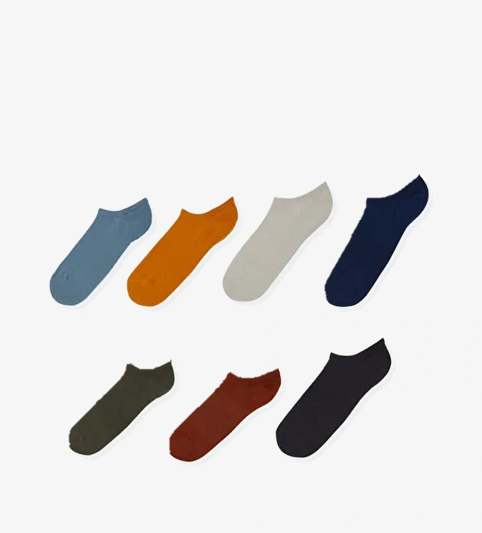 Erkek Sneaker Çorap 7'li - Görsel 1