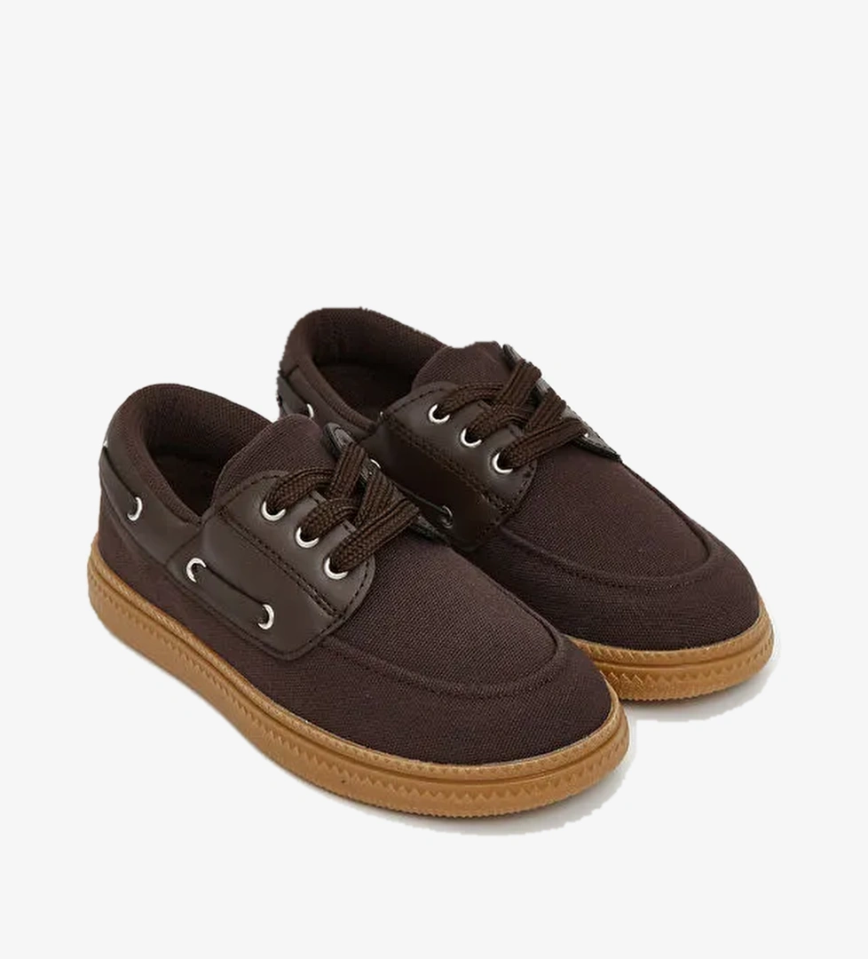 Lcw Steps Haki Lcw Steps Bağcıklı Erkek Çocuk Klasik Ayakkabı