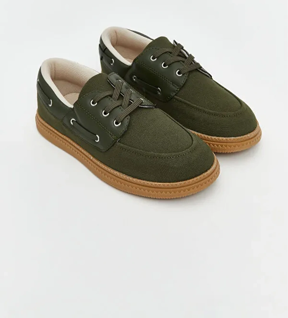 Lcw Steps Bej Lcw Steps Bağcıklı Erkek Çocuk Klasik Ayakkabı