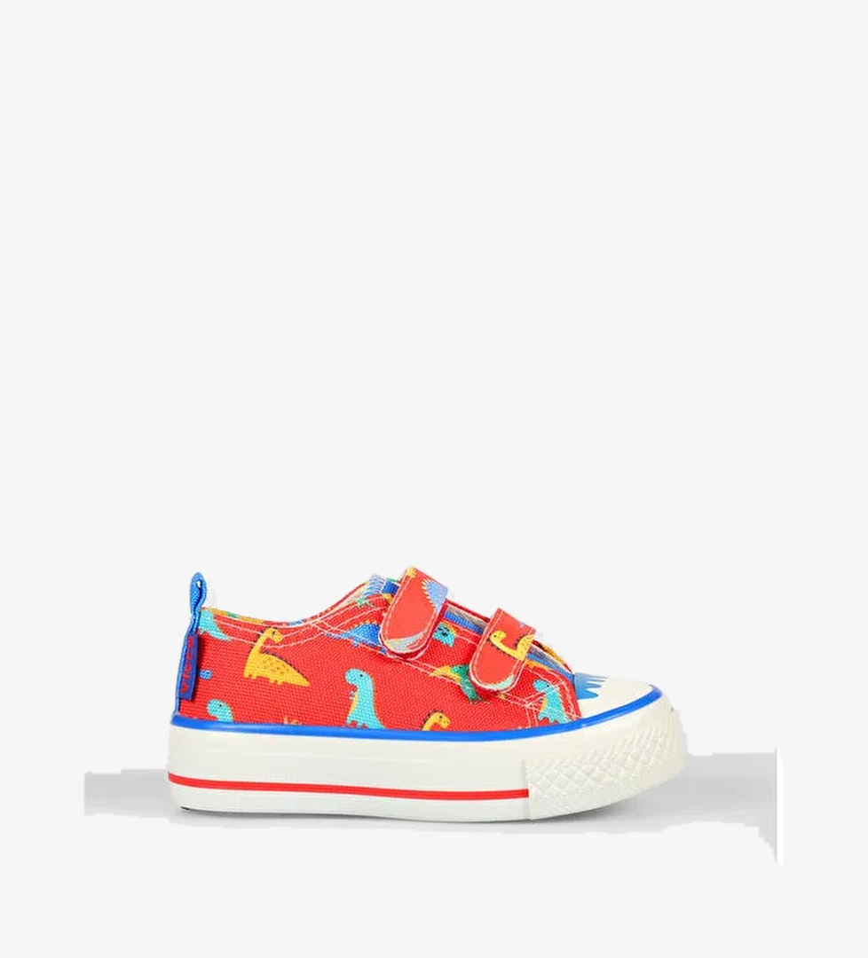 Vicco Vicco Ayakkabı Desenli Unisex Günlük Bebek Done Kırmızı Sneaker model görseli
