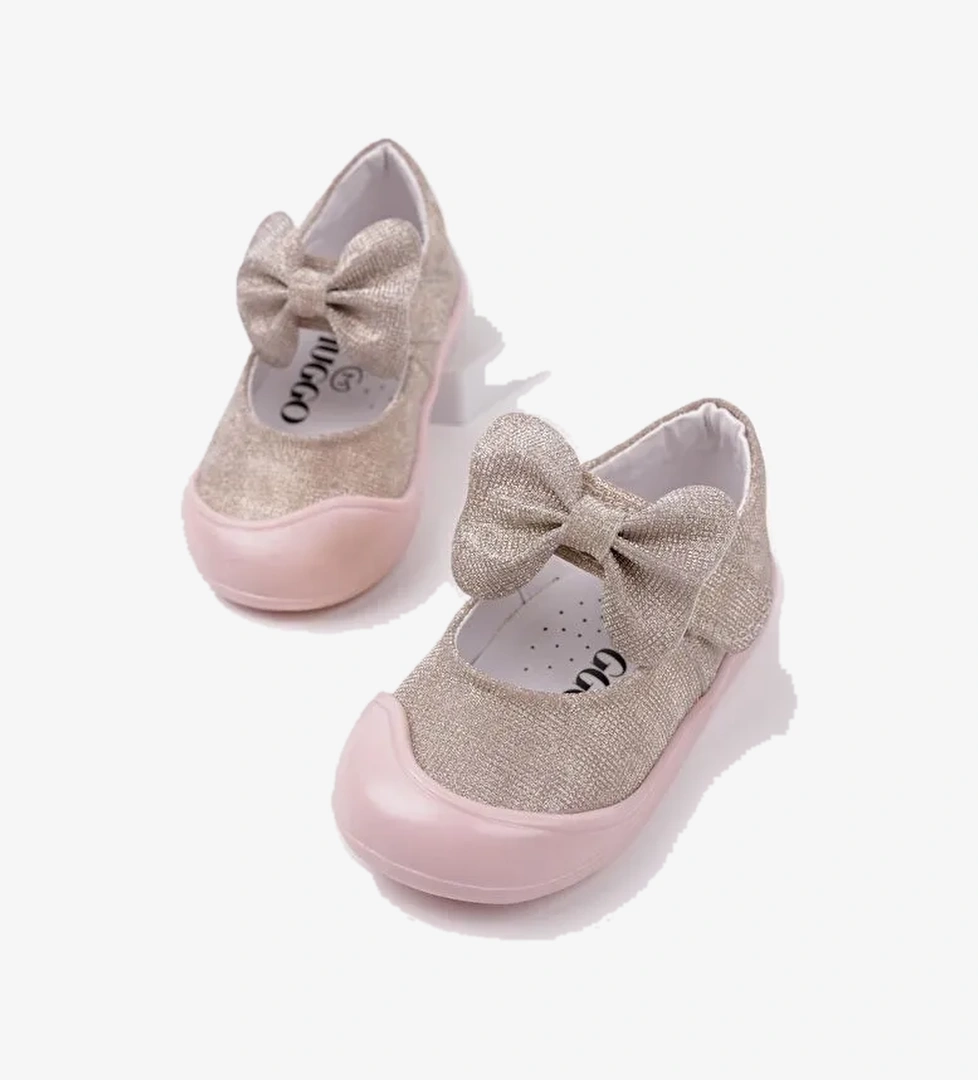 MOLİNA Cırtlı Fiyonklu Günlük Kız Çocuk İlk Adım Bebek Spor Ayakkabı