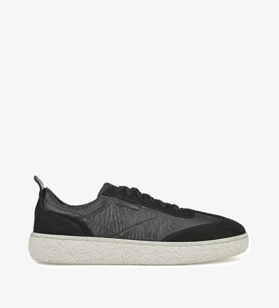 Erkek Hakiki Deri Sneaker 1431026Z219 Siyah