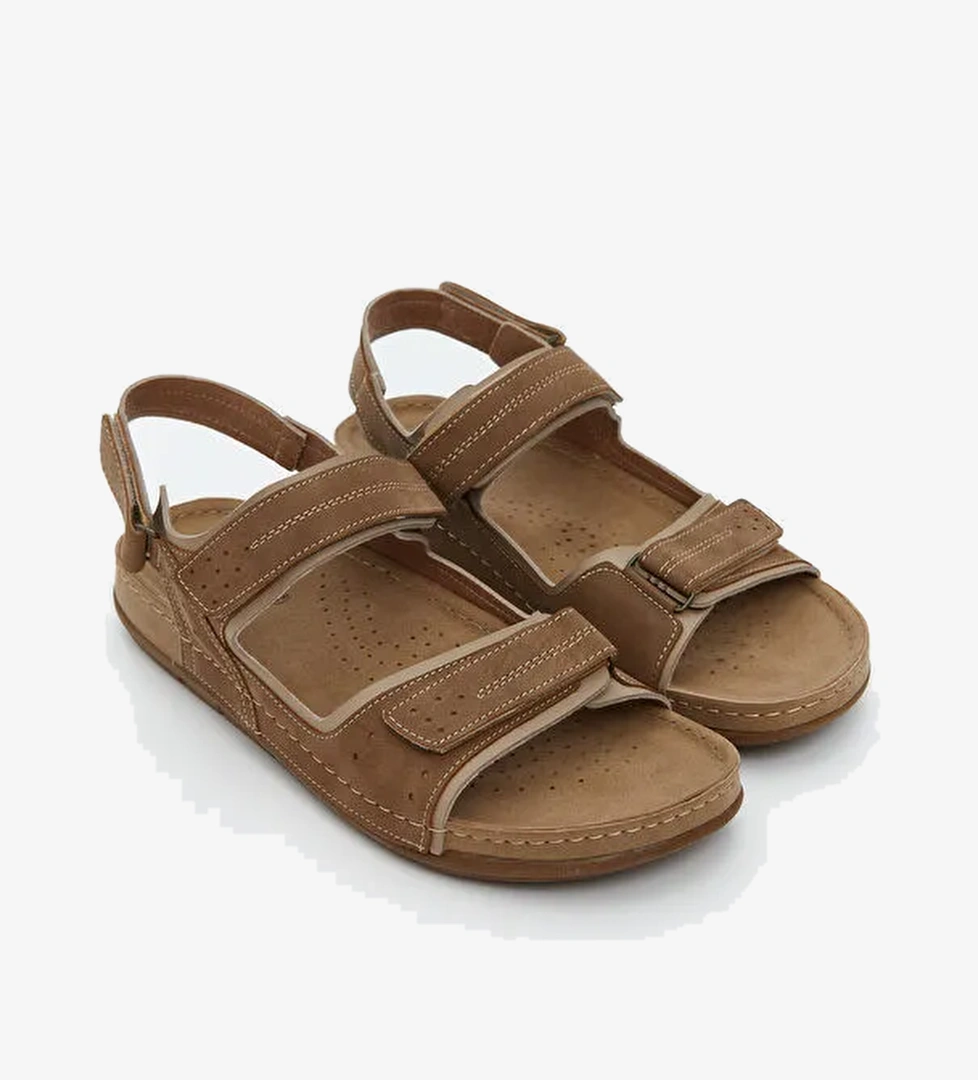 Çift Bantlı Erkek Sandalet - Görsel 1