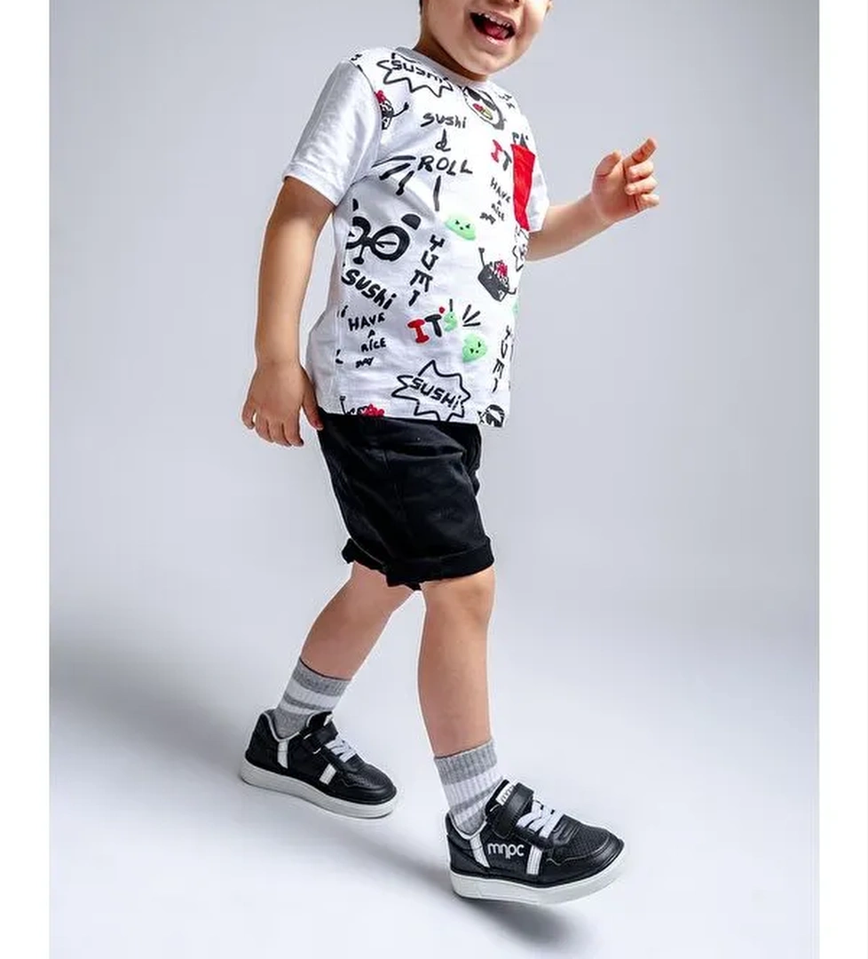 Erkek Çocuk Siyah Günlük Ayakkabı