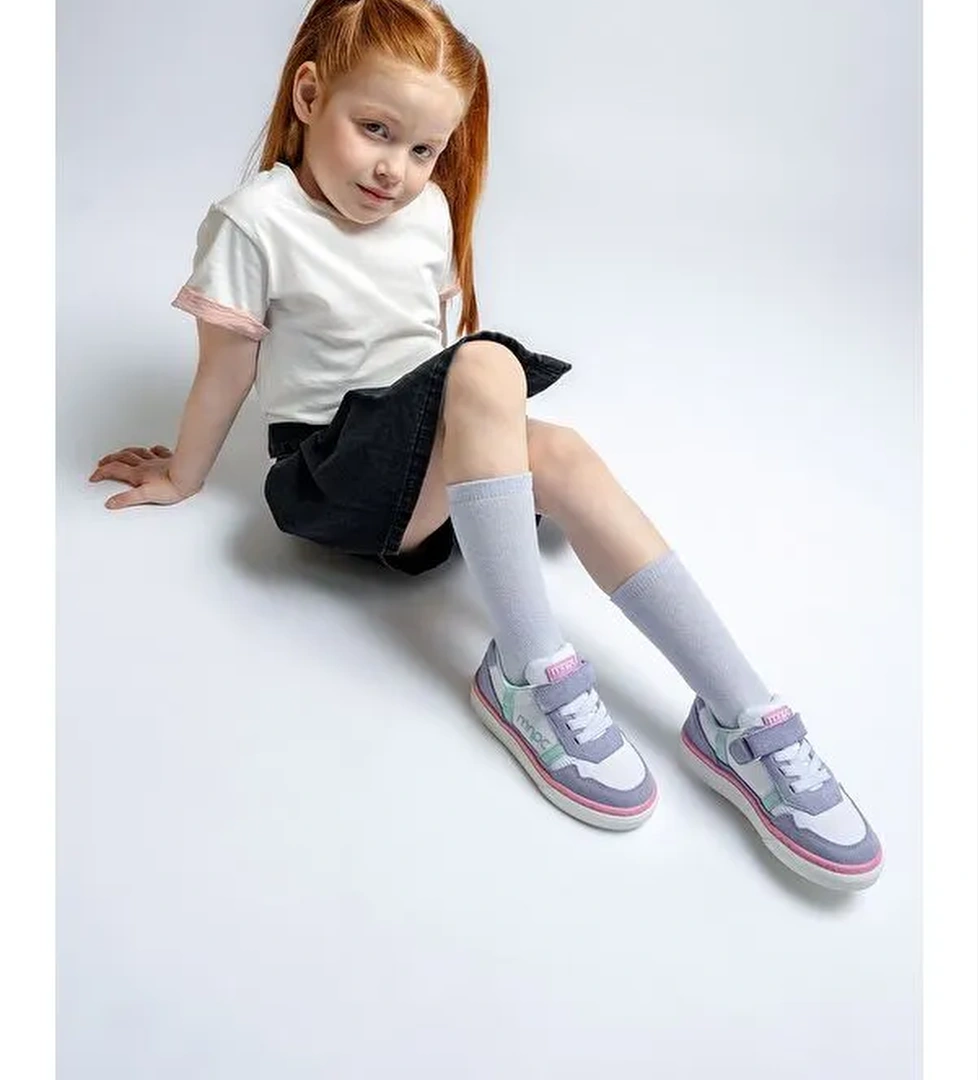 Kız Çocuk Lila Günlük Ayakkabı - Görsel 1