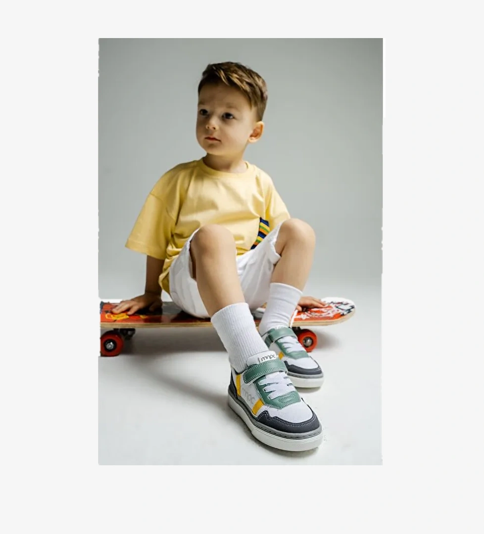 Erkek Çocuk Gri Günlük Ayakkabı