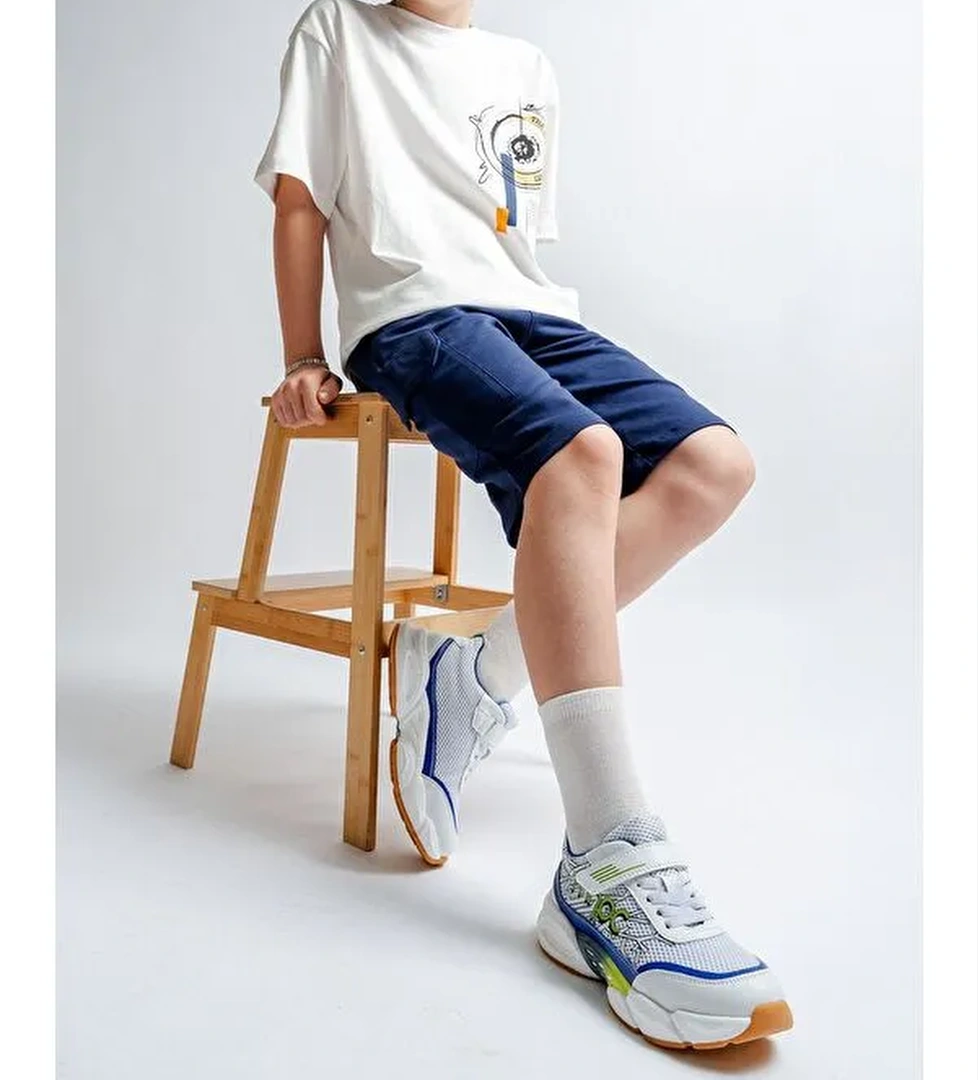 Erkek Çocuk Beyaz Günlük Spor Ayakkabı