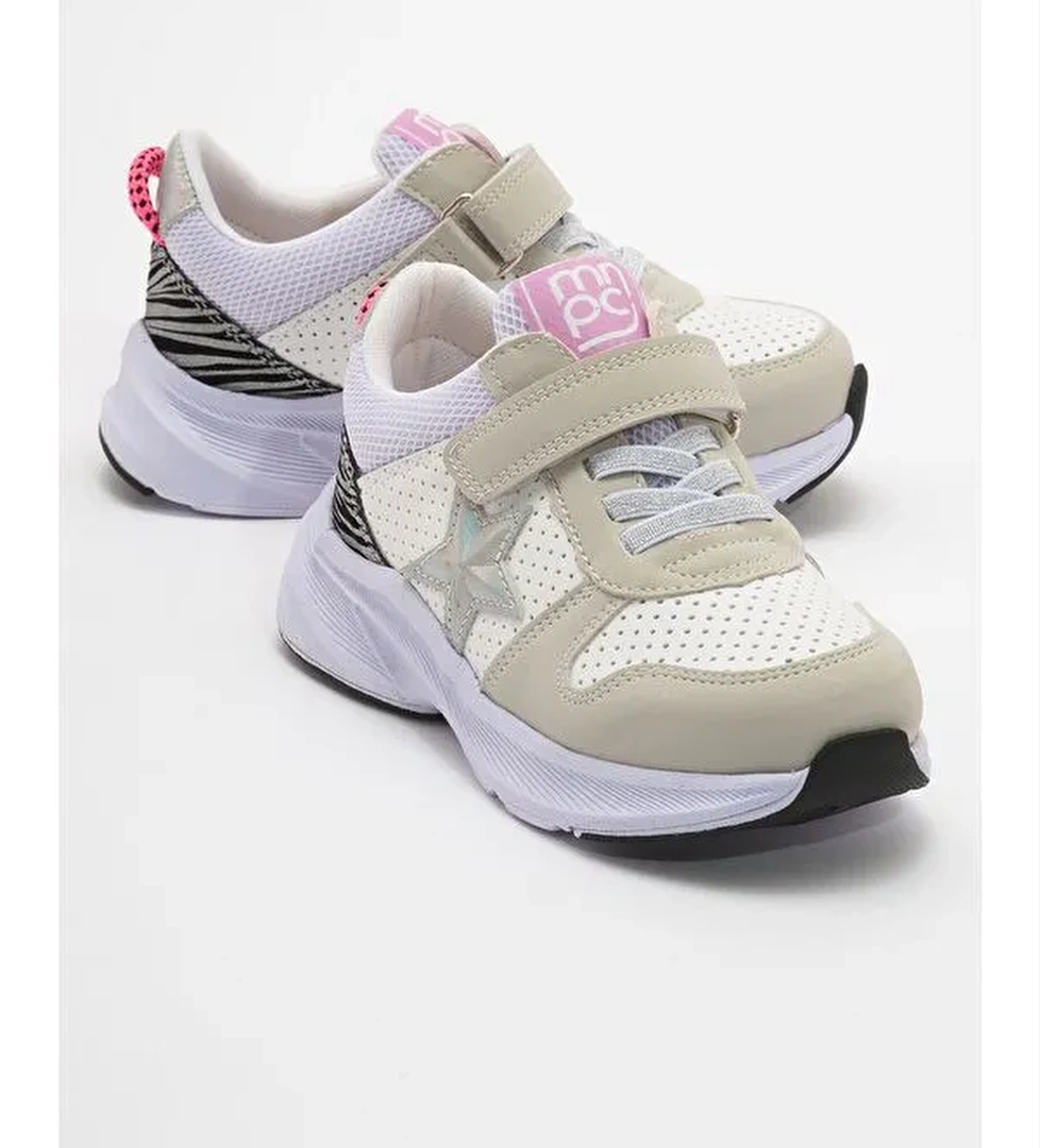 Kız Çocuk Beyaz Spor Ayakkabı - Görsel 1