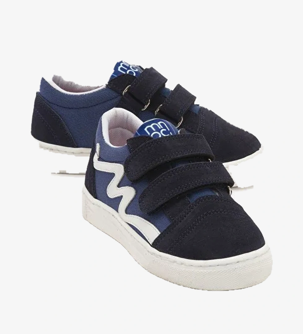 Erkek Çocuk Lacivert Hakiki Deri Günlük Ayakkabı