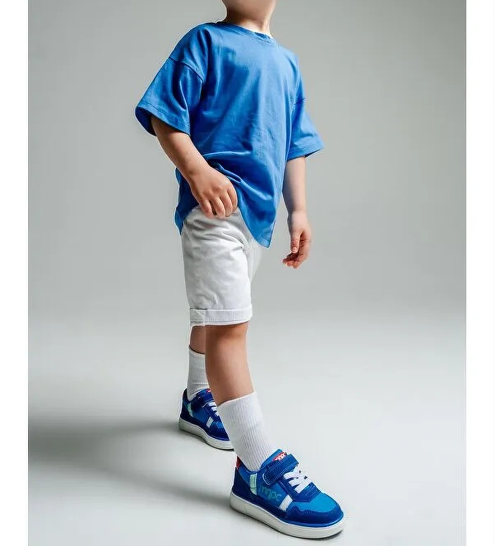 Erkek Çocuk Saks Mavi Günlük Ayakkabı