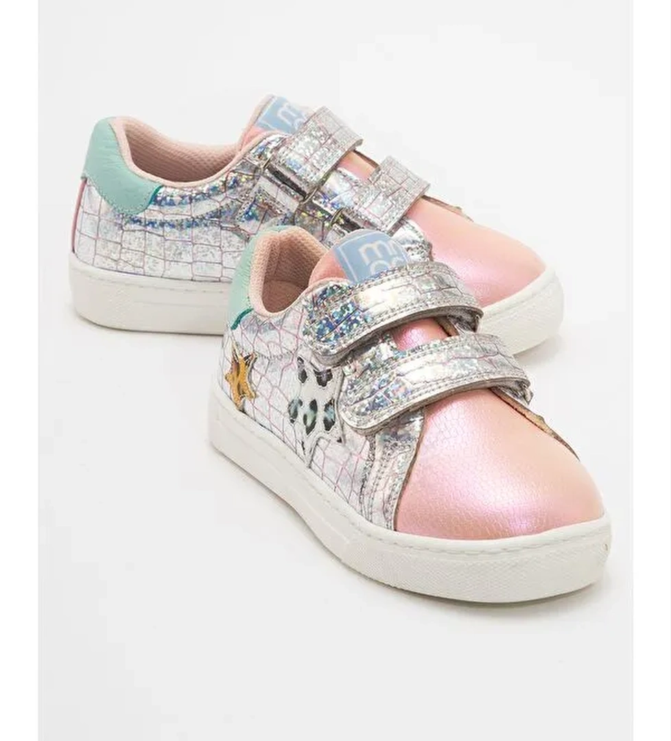 Kız Çocuk Pudra Sneaker Ayakkabı