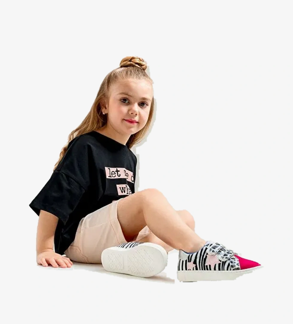 Kız Çocuk Fuşya Sneaker Ayakkabı