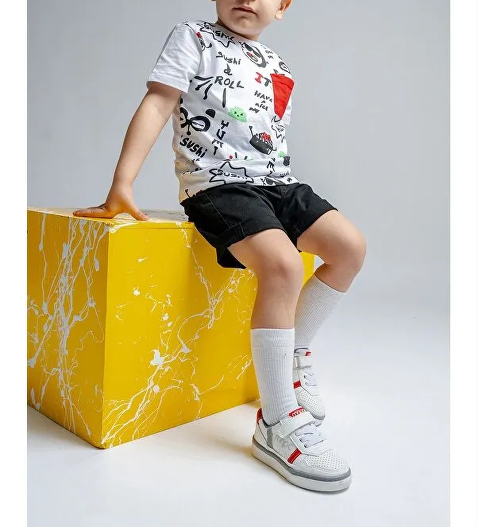 Erkek Çocuk Beyaz Günlük Ayakkabı