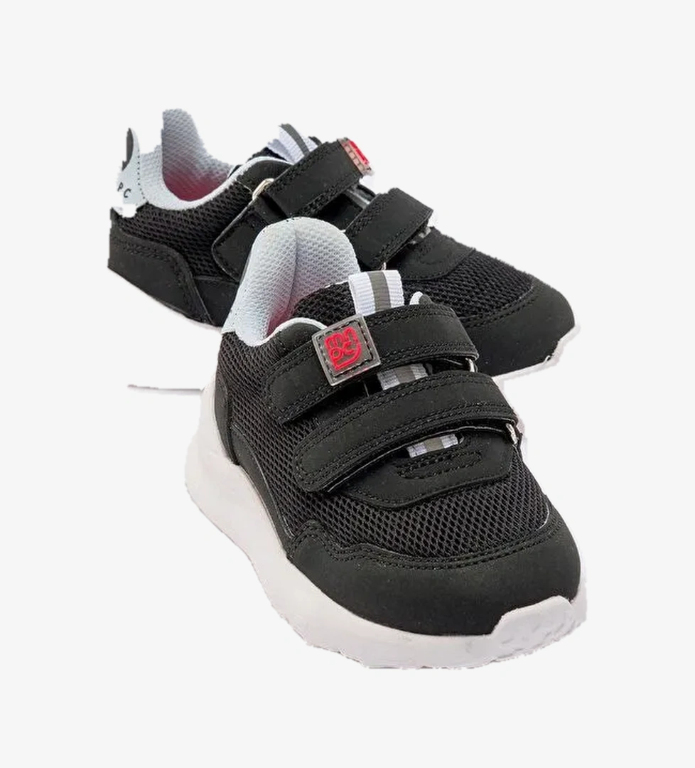 Erkek Çocuk Siyah Spor Ayakkabı - Görsel 1