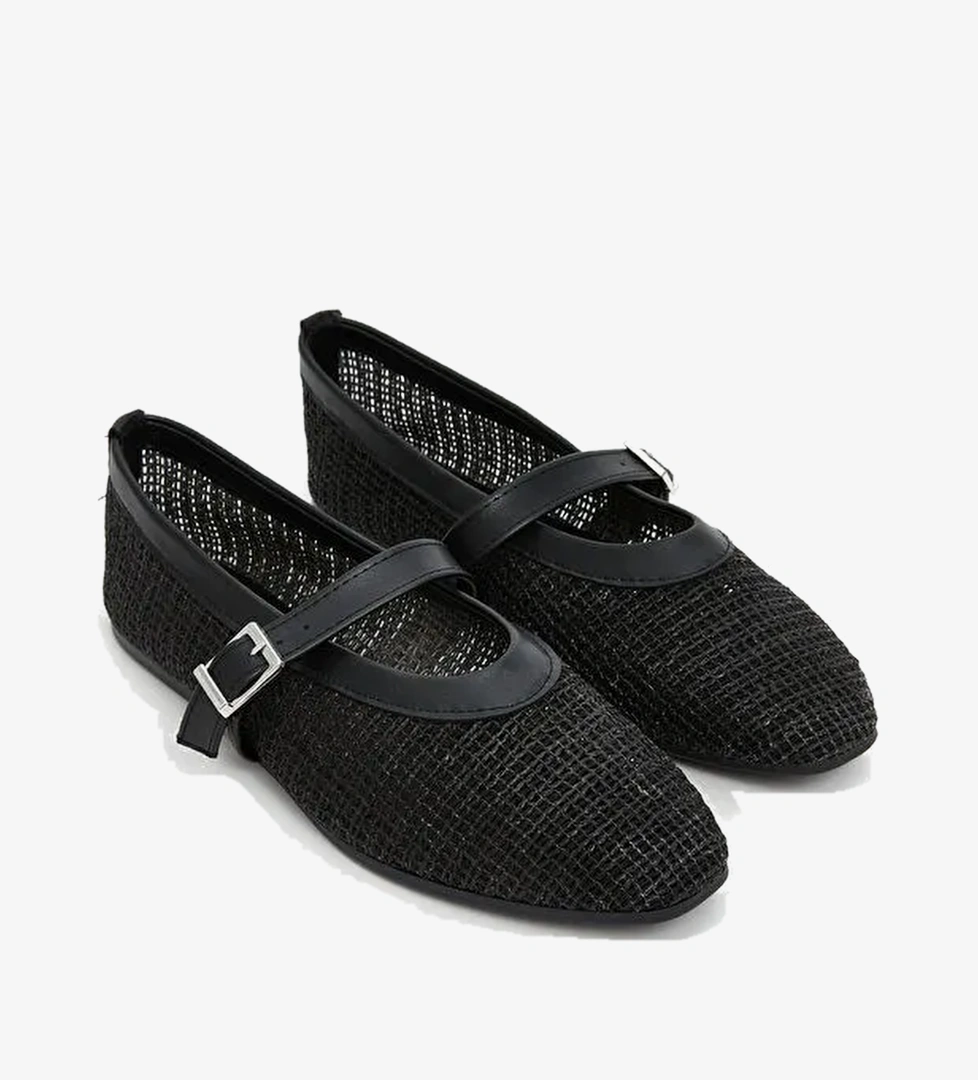 Lcw Steps Bej Lcw Steps Hasir Kadın Babet