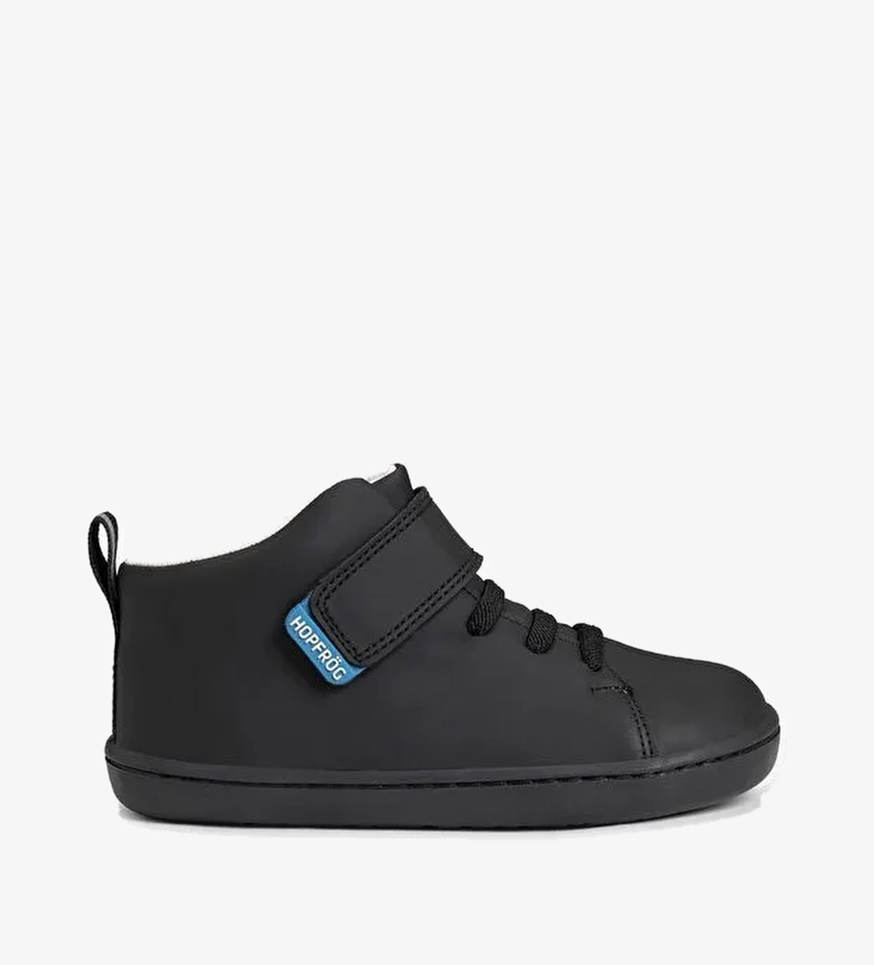 Smart Walker High Top Süper Mat Siyah Barefoot Çocuk Bot