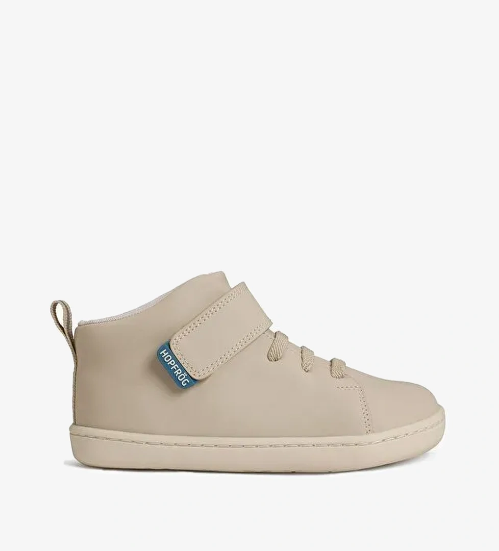 Smart Walker High Top Süper Mat Bej Barefoot Çocuk Bot