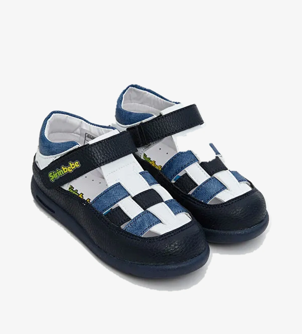 Ortopedik Taban Erkek Bebek Sandalet - Görsel 1