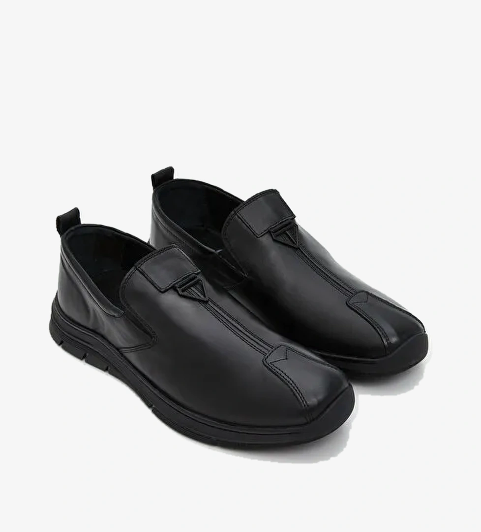 Deri Görünümlü Erkek Casual Ayakkabı - Görsel 1