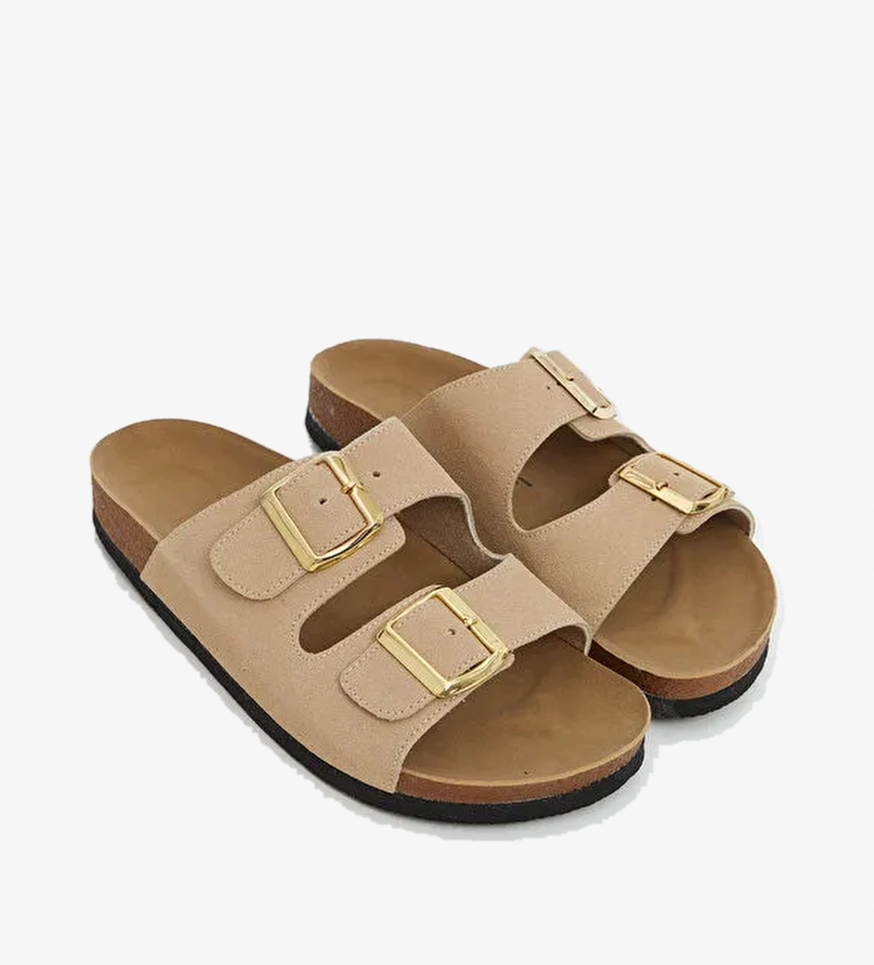 Lcw Steps Pembe Lcw Steps Çift Bantlı Kadın Terlik