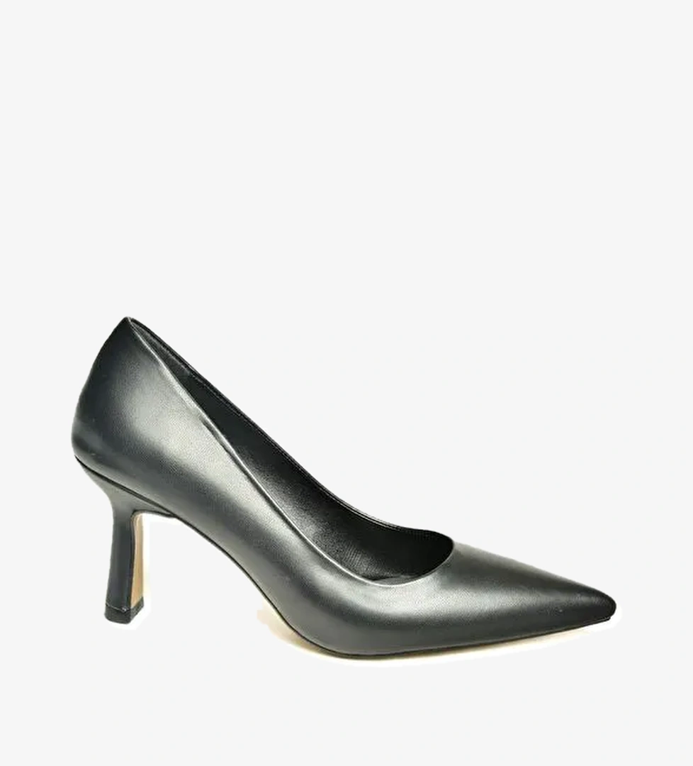 U8207200 Siyah Kadın Topuklu Ayakkabı - Görsel 1