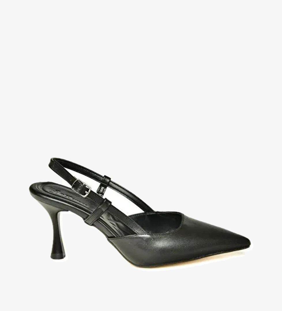 U4804411 Siyah Kadın Topuklu Ayakkabı