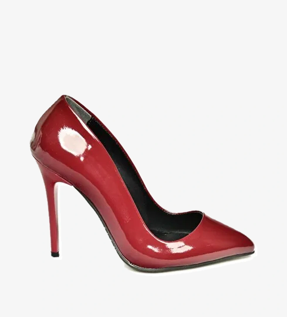 8922151908 Bordo Kadın Topuklu Ayakkabı