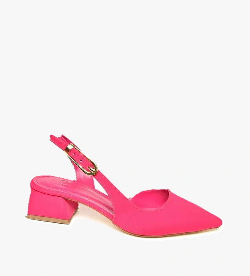 U9982124 Fuşya Kadın Topuklu Ayakkabı - Görsel 1