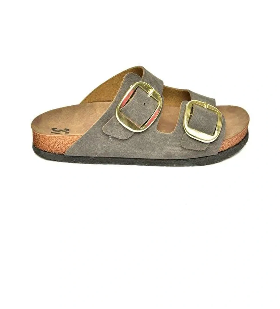 P7775174 Kahverengi Kadın Terlik