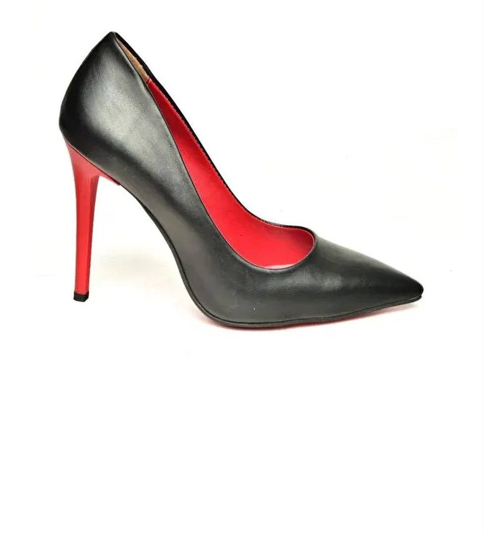 T6761920 Siyah Kadın Topuklu Ayakkabı