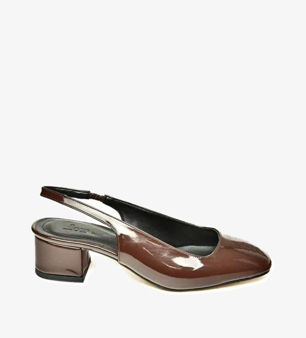 U4046035 Kahverengi Kadın Topuklu Ayakkabı