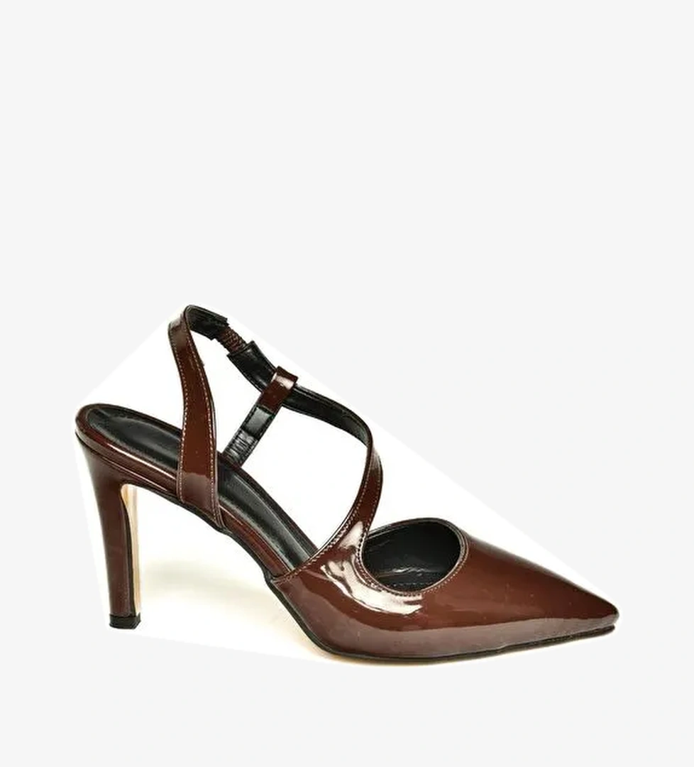 K4049108 Kahverengi Kadın Topuklu Ayakkabı