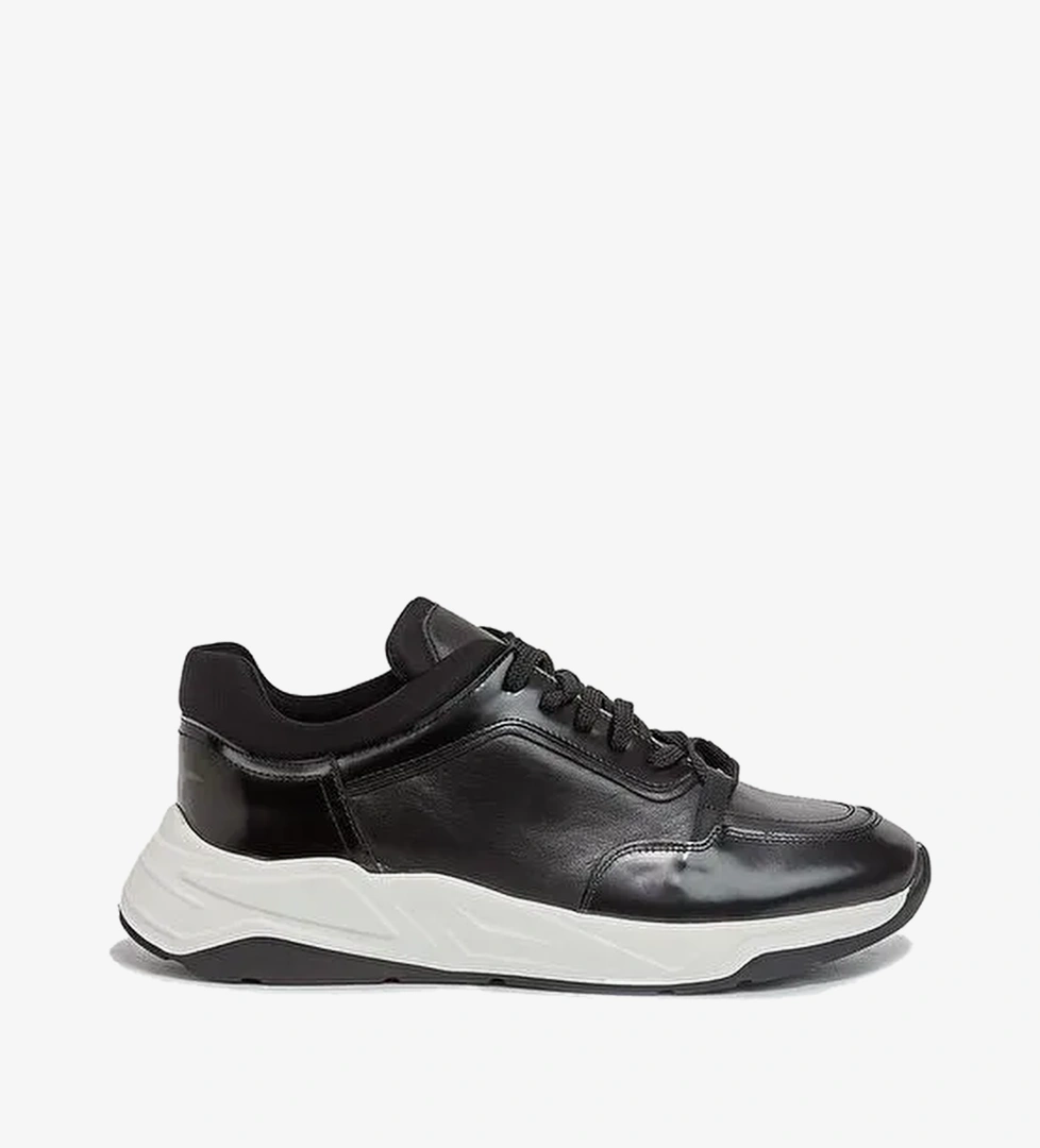 Imza Lacivert Imza %100 Deri Analin Bağcıklı Casual Ayakkabı 1033240162