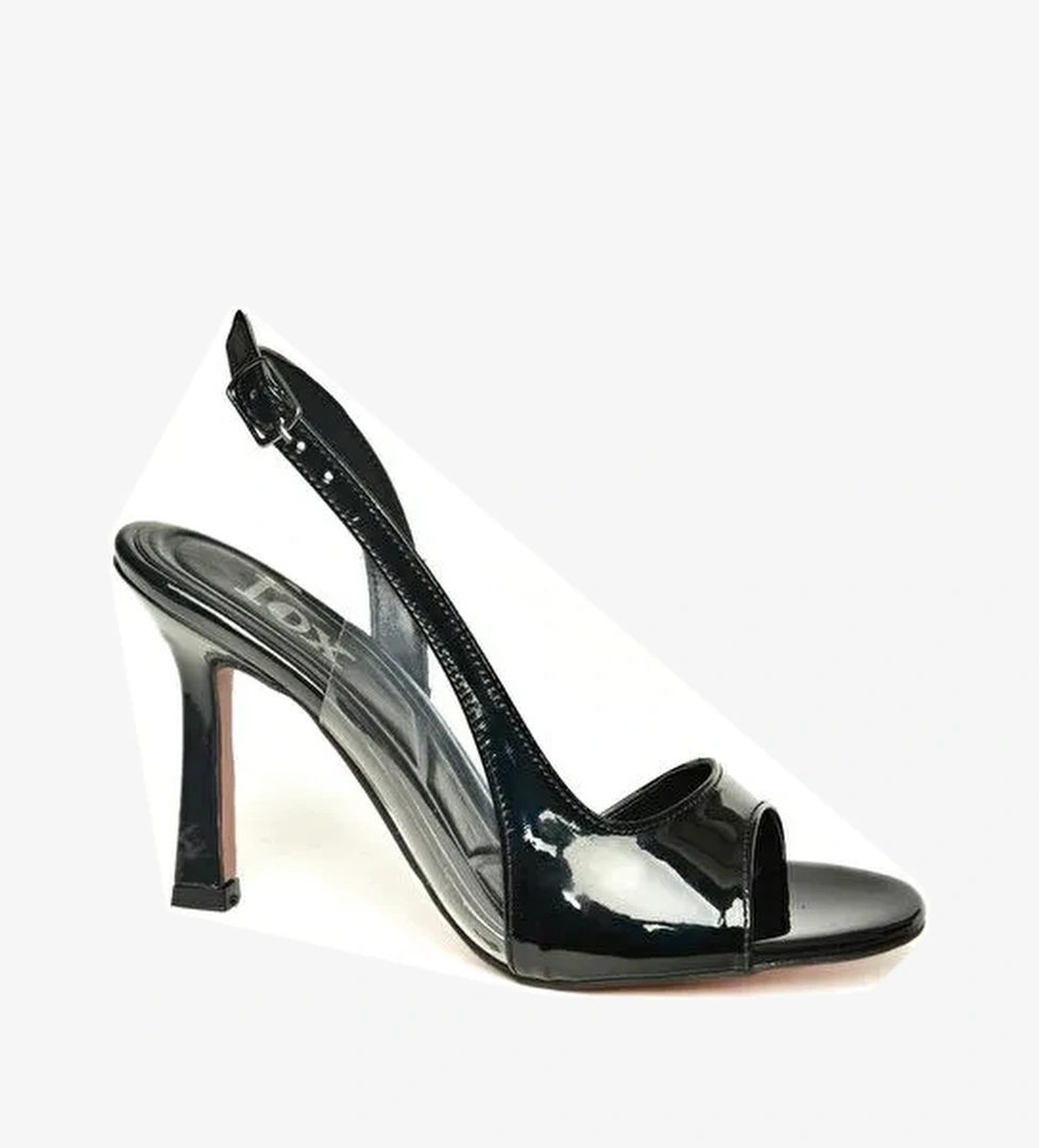 U9971428 Siyah Kadın Topuklu Ayakkabı - Görsel 1