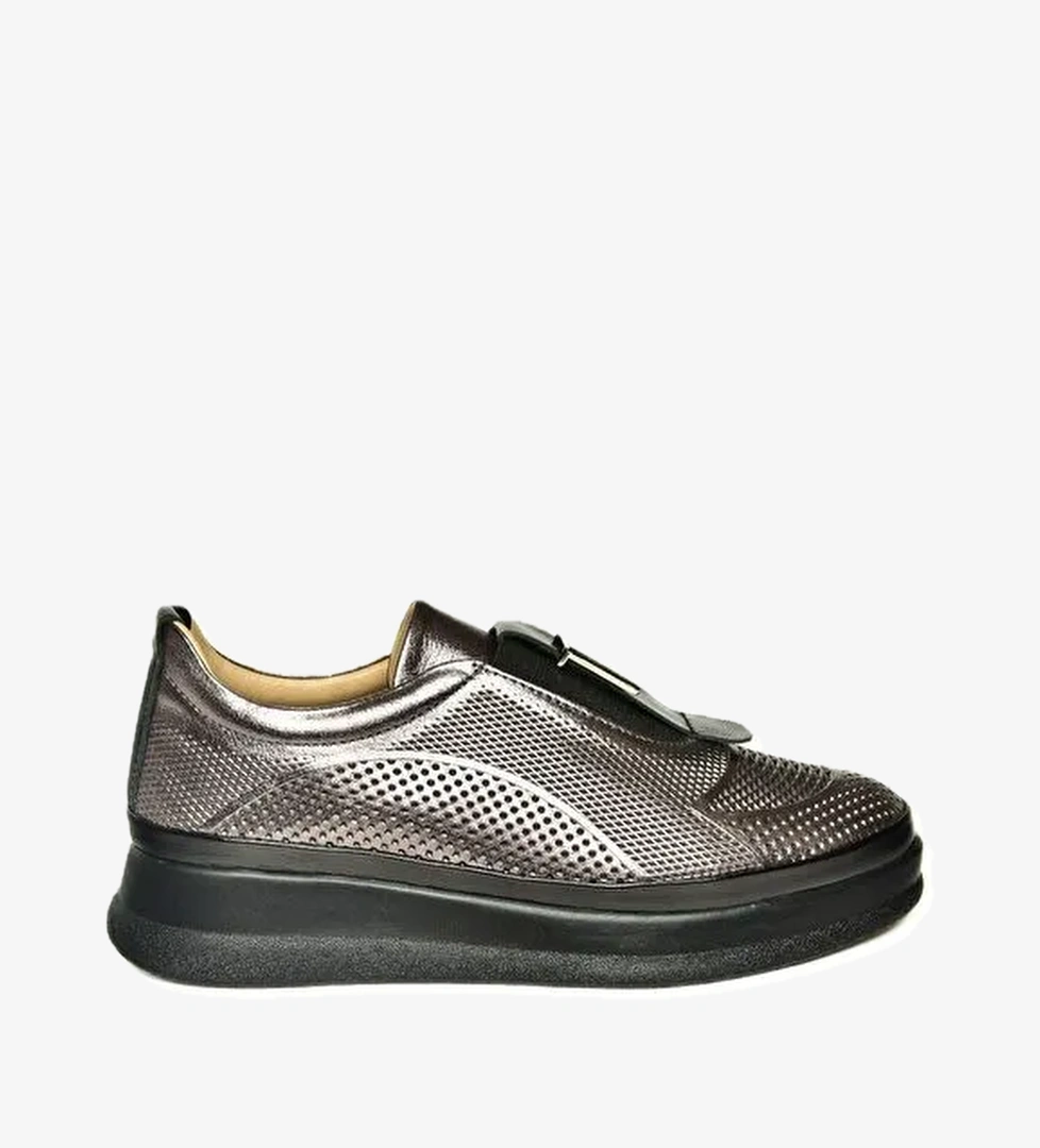 U5551306 Platin Kadın Ayakkabı